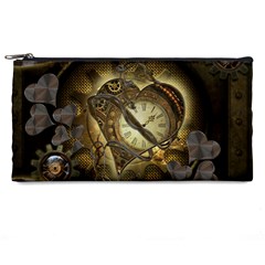 Wonderful Elegant Steampunk Heart, Beautiful Clockwork Pencil Cases by FantasyWorld7