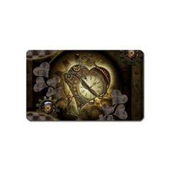 Wonderful Elegant Steampunk Heart, Beautiful Clockwork Magnet (name Card) by FantasyWorld7