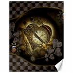 Wonderful Elegant Steampunk Heart, Beautiful Clockwork Canvas 12  x 16  11.86 x15.41  Canvas - 1