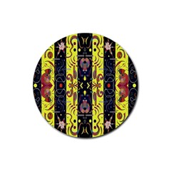 K 1 Rubber Coaster (round)  by ArtworkByPatrick