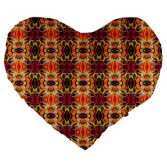 K 5 Large 19  Premium Heart Shape Cushions by ArtworkByPatrick