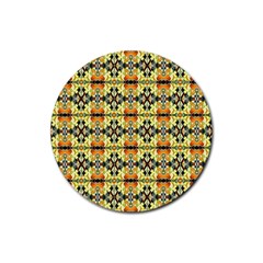 L 1 Rubber Coaster (round)  by ArtworkByPatrick