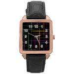 Colorhappens Rose Gold Leather Watch  Front