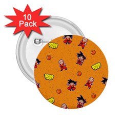 Dragonball 2 25  Buttons (10 Pack)  by Mezalola