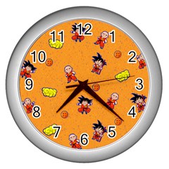 Dragonball Wall Clock (silver) by Mezalola