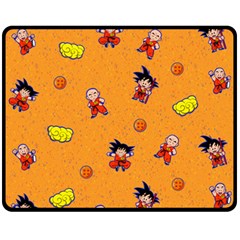 Dragonball Fleece Blanket (medium)  by Mezalola