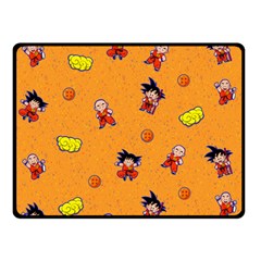 Dragonball Double Sided Fleece Blanket (small)  by Mezalola