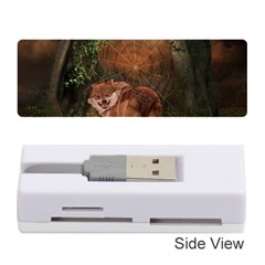 Awesome Wolf In The Darkness Of The Night Memory Card Reader (stick) by FantasyWorld7