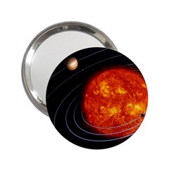 Solar System Planet Planetary System 2 25  Handbag Mirrors by Sudhe