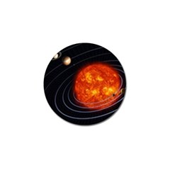 Solar System Planet Planetary System Golf Ball Marker by Sudhe