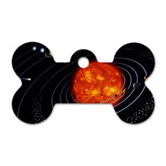 Solar System Planet Planetary System Dog Tag Bone (one Side) by Sudhe