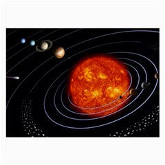 Solar System Planet Planetary System Large Glasses Cloth by Sudhe