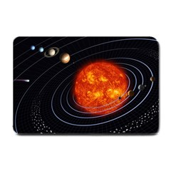 Solar System Planet Planetary System Small Doormat  by Sudhe