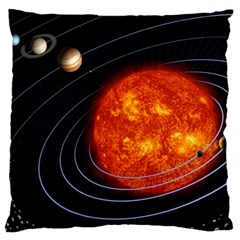 Solar System Planet Planetary System Standard Flano Cushion Case (two Sides) by Sudhe