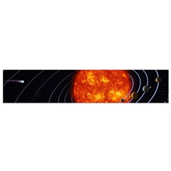 Solar System Planet Planetary System Small Flano Scarf by Sudhe