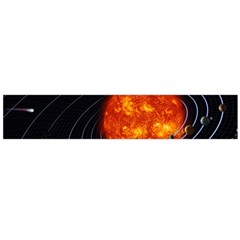 Solar System Planet Planetary System Large Flano Scarf  by Sudhe