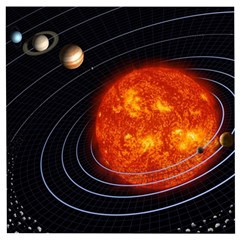 Solar System Planet Planetary System Wooden Puzzle Square