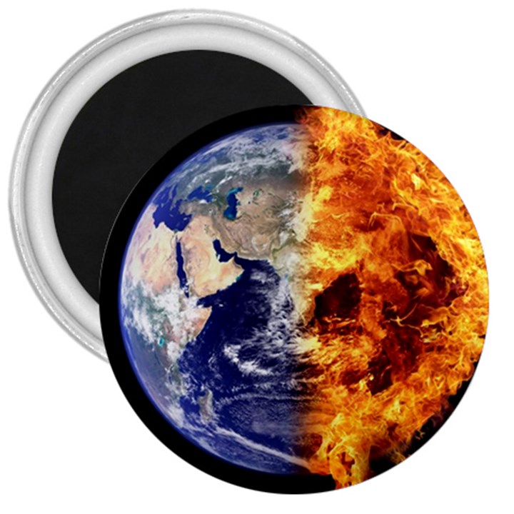 Earth World Globe Universe Space 3  Magnets