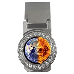 Earth World Globe Universe Space Money Clips (cz)  by Sudhe