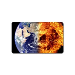 Earth World Globe Universe Space Magnet (name Card) by Sudhe