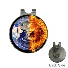 Earth World Globe Universe Space Hat Clips With Golf Markers by Sudhe