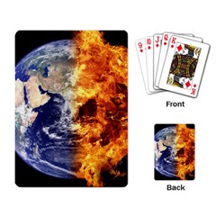 Earth World Globe Universe Space Playing Cards Single Design (rectangle) by Sudhe