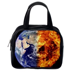 Earth World Globe Universe Space Classic Handbag (one Side) by Sudhe