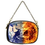 Earth World Globe Universe Space Chain Purse (Two Sides) Front