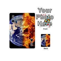 Earth World Globe Universe Space Playing Cards 54 Designs (mini) by Sudhe