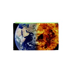 Earth World Globe Universe Space Cosmetic Bag (xs) by Sudhe