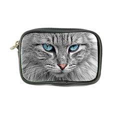 Cat Animal Cat Portrait Mackerel Coin Purse by Sudhe