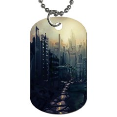 Apocalypse Post Apocalyptic Dog Tag (one Side) by Sudhe