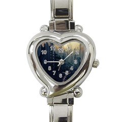 Apocalypse Post Apocalyptic Heart Italian Charm Watch by Sudhe