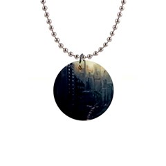 Apocalypse Post Apocalyptic 1  Button Necklace by Sudhe