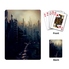 Apocalypse Post Apocalyptic Playing Cards Single Design (rectangle) by Sudhe