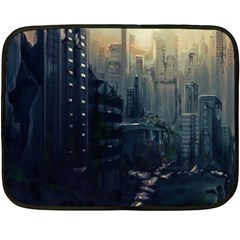 Apocalypse Post Apocalyptic Double Sided Fleece Blanket (mini)  by Sudhe