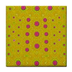 Bloom On In  The Sunshine Decorative Tile Coaster