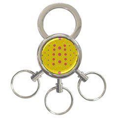 Bloom On In  The Sunshine Decorative 3-Ring Key Chain