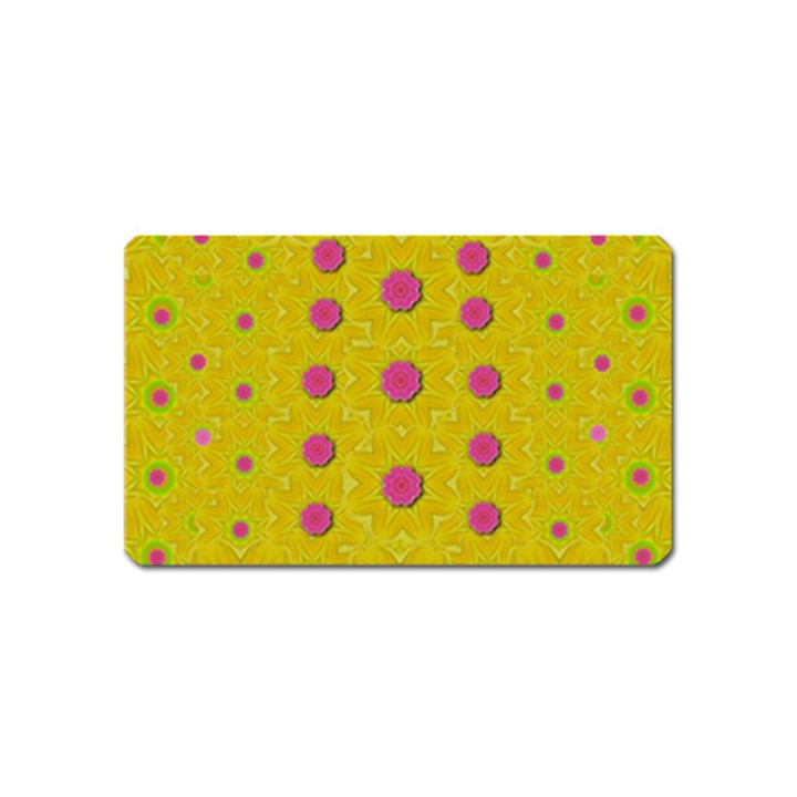 Bloom On In  The Sunshine Decorative Magnet (Name Card)