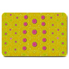 Bloom On In  The Sunshine Decorative Large Doormat  by pepitasart