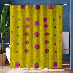 Bloom On In  The Sunshine Decorative Shower Curtain 60  x 72  (Medium) 