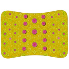 Bloom On In  The Sunshine Decorative Velour Seat Head Rest Cushion by pepitasart