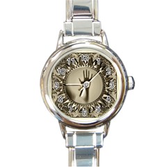 Mirror Mirror Of Souls Magic Mirror Round Italian Charm Watch