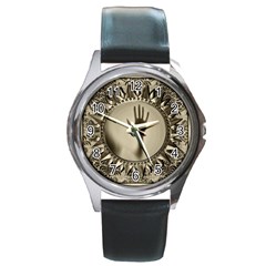 Mirror Mirror Of Souls Magic Mirror Round Metal Watch