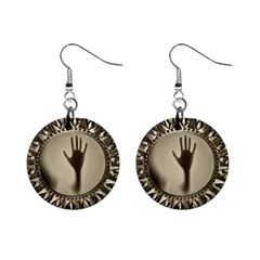 Mirror Mirror Of Souls Magic Mirror Mini Button Earrings by Sudhe