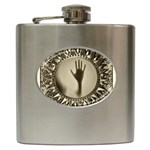 Mirror Mirror Of Souls Magic Mirror Hip Flask (6 oz) Front