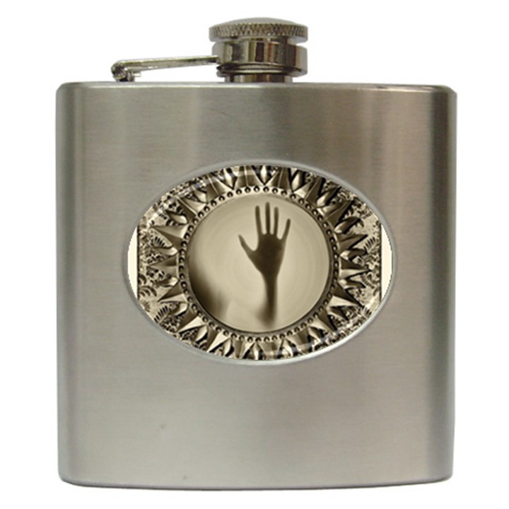 Mirror Mirror Of Souls Magic Mirror Hip Flask (6 oz)