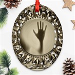 Mirror Mirror Of Souls Magic Mirror Ornament (Oval Filigree) Front