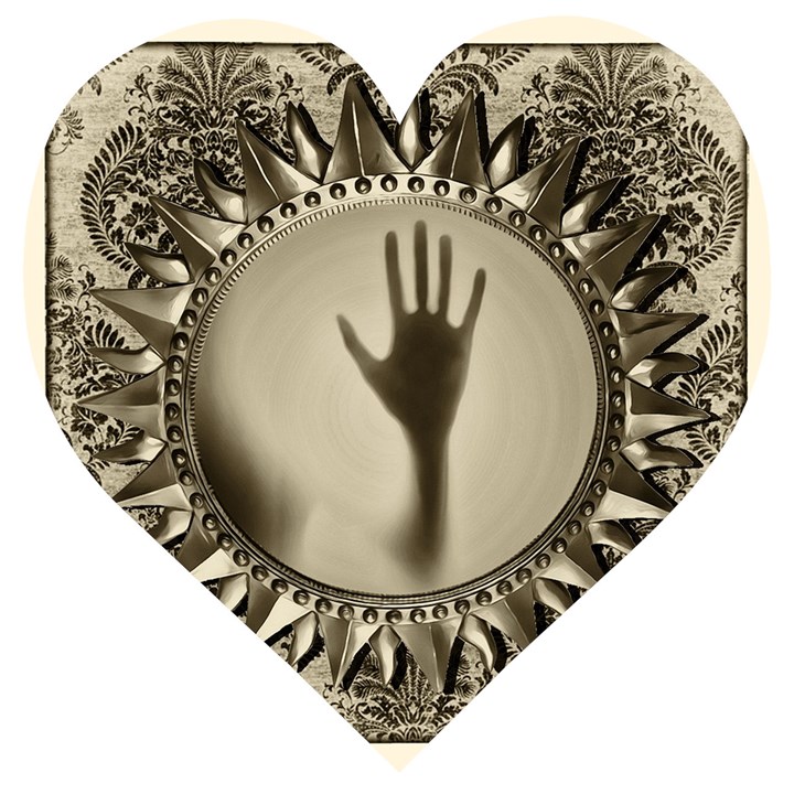 Mirror Mirror Of Souls Magic Mirror Wooden Puzzle Heart