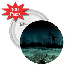 Industry Setting World Urban 2 25  Buttons (100 Pack)  by Sudhe